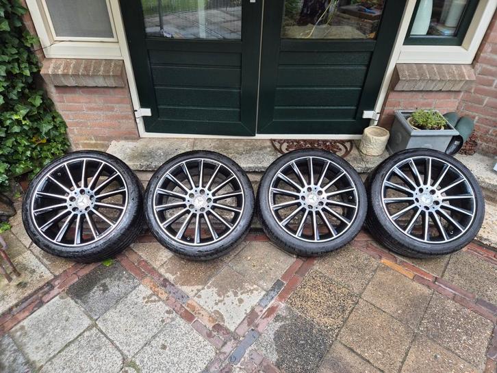 19 inch Mercedes-Benz AMG Breedset met Goodyear Eagle F1 AS5, Auto-onderdelen, Banden en Velgen, Zomerbanden, 19 inch, 235 mm