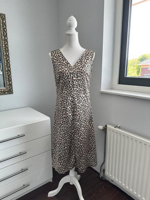 LaDress jurk zgan in luipaardprint (XS), Kleding | Dames, Jurken, Nieuw, Maat 34 (XS) of kleiner, Overige kleuren, Onder de knie