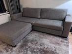 Grijze Olav Home Bank met Hocker, Huis en Inrichting, Ophalen, Zo goed als nieuw, Stof