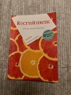 Recruitment HRM boek, Boeken, Ophalen of Verzenden, Zo goed als nieuw