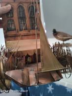 Wanddecoratie met boot Gesigneerd, Ophalen of Verzenden, Zo goed als nieuw