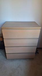Chest of drawers with 4 drawers, Huis en Inrichting, Kasten | Ladekasten, Ophalen, Gebruikt, 100 tot 150 cm, 50 tot 100 cm