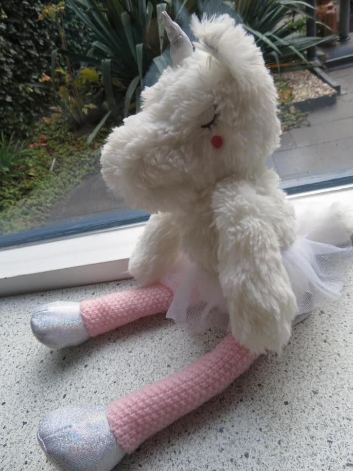 Unicorn ballerina van Primark roze gebreide benen, Kinderen en Baby's, Speelgoed | Knuffels en Pluche, Zo goed als nieuw, Overige typen