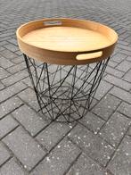 Bijzettafeltje, Ophalen, Minder dan 55 cm, Rond, Zo goed als nieuw