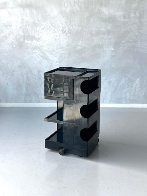Boby trolley Joe Colombo design vintage zwart space age 1970, Huis en Inrichting, Kasten | Overige, Gebruikt, Ophalen of Verzenden