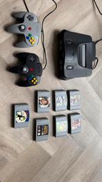Nette Nintendo 64 inclusief 8 games, Spelcomputers en Games, Ophalen of Verzenden, Gebruikt, Met 2 controllers, Met games