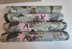 Vinyl behang met patroon roze groen zwart, Ophalen of Verzenden, Minder dan 10 m², Roze