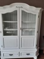 Witte handgemaakte buffetkast met lades, Huis en Inrichting, Ophalen, Gebruikt, 150 tot 200 cm, Landelijk
