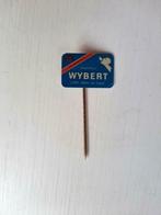 Wybert Menthol voor stem en keel Blauw rechthoekig Speldje, Ophalen of Verzenden, Zo goed als nieuw, Merk, Speldje of Pin