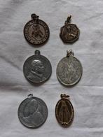 6 kleine medaillons, Verzamelen, Religie, Ophalen of Verzenden