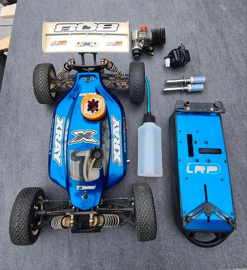 XRAY 808 nitro buggy 4wd, Hobby en Vrije tijd, Modelbouw | Radiografisch | Auto's, Gebruikt, Auto offroad, Nitro, Schaal 1:8, Ophalen of Verzenden