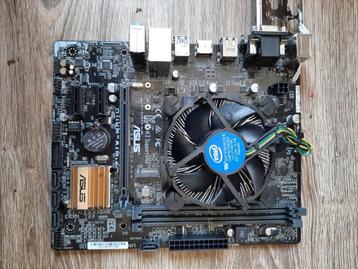asus h110m-a/m.2 moederbord mainboard incl processor beschikbaar voor biedingen
