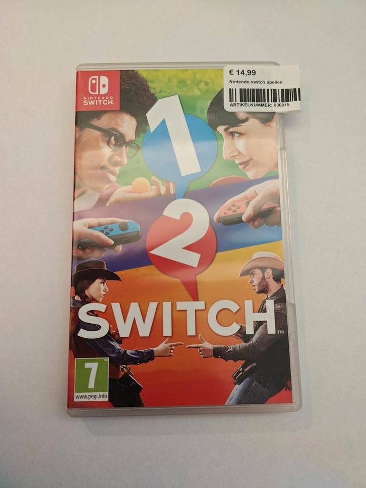 1-2-Switch Nintendo Switch - Zo goed als nieuw, Spelcomputers en Games, Games | Nintendo Switch, Zo goed als nieuw, 2 spelers