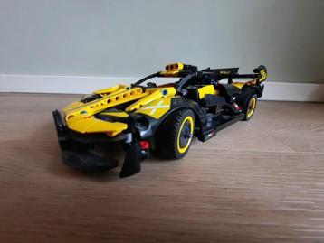 Bugatti bolide geel technisch lego nr 42151 met doos beschikbaar voor biedingen