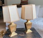 Set vintage lampen voeten messing goud, Ophalen of Verzenden, Zo goed als nieuw