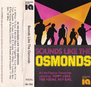 Cassettebandje Unknown Artist – Sounds Like The Osmonds