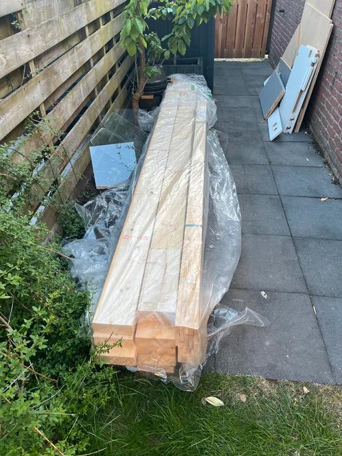 Vurenhout 63 x 160 mm lengte 360cm geschaafd, Tuin en Terras, Palen, Balken en Planken, Nieuw, Planken, 250 cm of meer, Ophalen