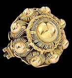 Grote 14 k gouden Zeeuwse knoop klederdracht Broche & Speld, Sieraden, Tassen en Uiterlijk, Broches, Verzenden, Minder dan 4 cm