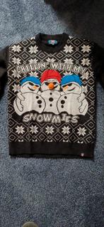 Leuke Kersttrui met Sneeuwpoppen, Ophalen of Verzenden, Zo goed als nieuw