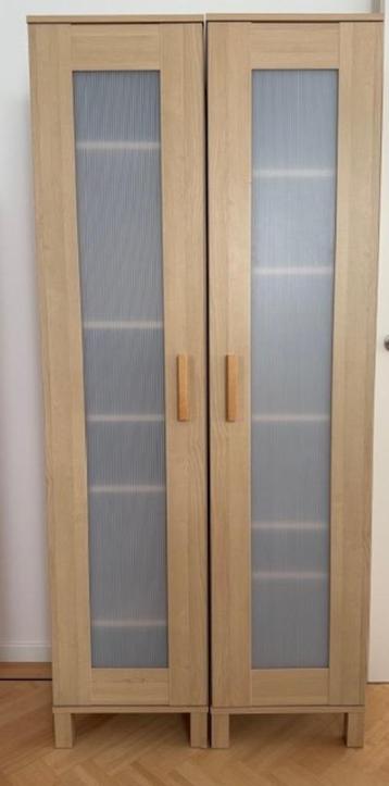 Twee Ikea Aneboda kasten beuken beschikbaar voor biedingen