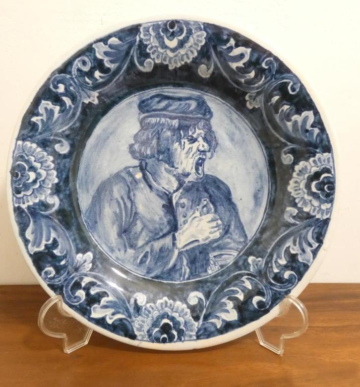 OUD Delft - wandbord [1192], Antiek en Kunst, Antiek | Keramiek en Aardewerk, Ophalen