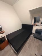 Twijfelaar boxspring 140x200 leenbakker op extra hoge poten, Ophalen, Zwart, Tweepersoons, 140 cm