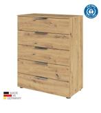 Hoge Ladekasten-Commode Finesse Eiken-wit-grijs SALE, Huis en Inrichting, Kasten | Ladekasten, Nieuw, 3 of 4 laden, Minder dan 100 cm