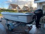 Crescent 434 met motor en trailer, Gebruikt, Polyester, Benzine, 3 tot 6 meter