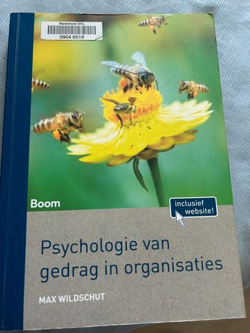 Max Wildschut - Psychologie van gedrag in organisaties beschikbaar voor biedingen
