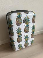 Leuke Trolley met Ananas Print - Saxoline, Ophalen, 50 tot 60 cm, Hard kunststof, Slot