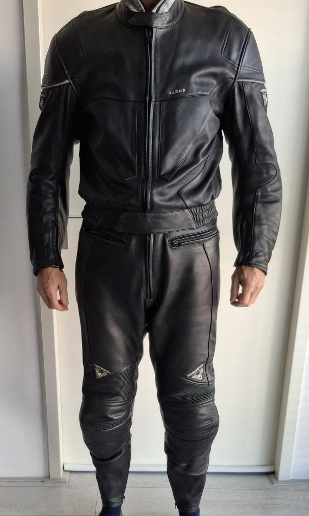 Motorpak Heren, retro combi, maat 56, Damen Leathers, Motoren, Kleding | Motorkleding, Combipak, Heren, Tweedehands, Ophalen