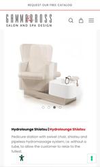 Luxe pedicurestoel hydrolounge Gamma & Bross, Sport en Fitness, Massageproducten, Ophalen, Massagetafel