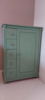 Brocante kledingkast, Huis en Inrichting, Kasten | Kledingkasten, Ophalen, Gebruikt, 50 tot 75 cm, 150 tot 200 cm