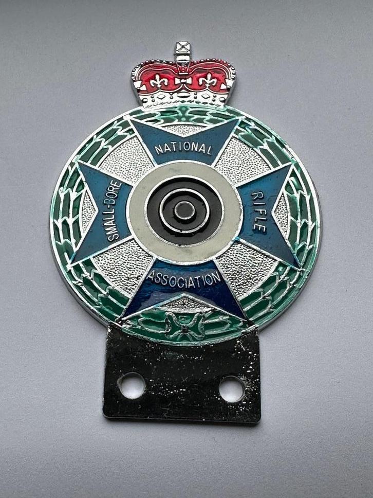 Mooi Small-Bore Rifle Association embleem t.b.v. Uw oldtimer, Verzamelen, Merken en Reclamevoorwerpen, Gebruikt, Overige typen