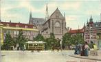 Rotterdam,  Boschjeskerk met paardentram, Verzamelen, Ansichtkaarten | Nederland, Verzenden, Voor 1920, Gelopen, Zuid-Holland