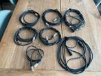 XLR Kabels - Set van 7, Ophalen of Verzenden, Zo goed als nieuw, Nvt, Apparatuur