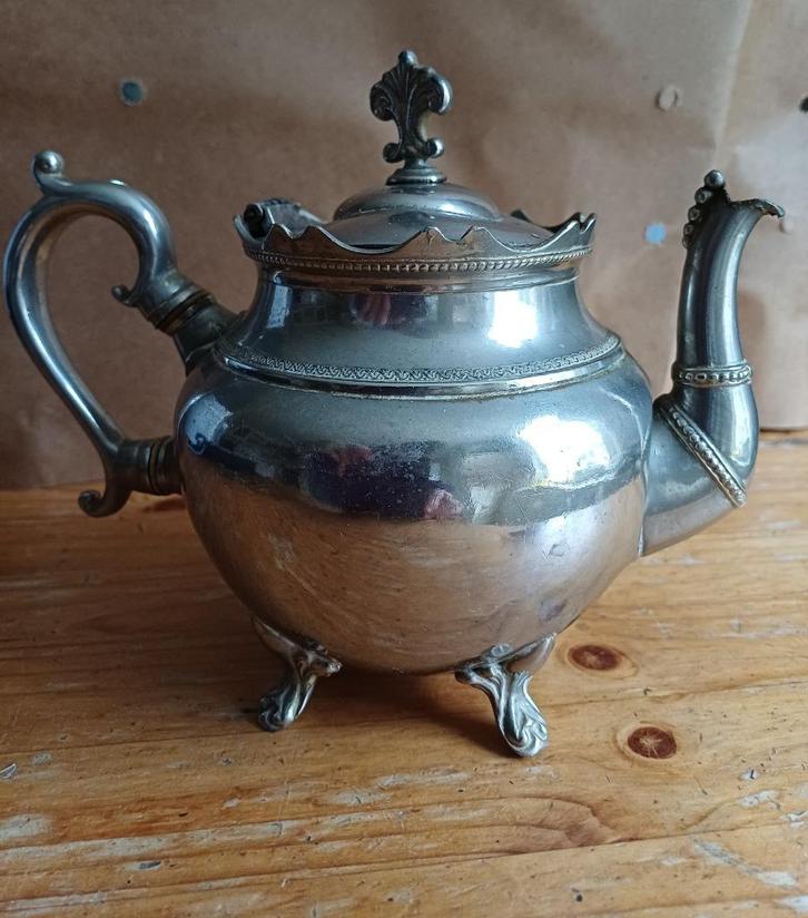 Brocante oud theepotje, Antiek en Kunst, Curiosa en Brocante, Ophalen of Verzenden