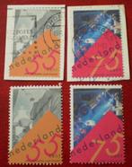 100 Jaar Philips - 2x Postfris 2x Gestempeld, Postzegels en Munten, Postzegels | Nederland, Verzenden, Na 1940, Postfris