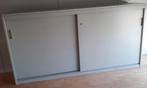 Metalen schuifdeurkast met legplanken, Huis en Inrichting, Ophalen, Gebruikt, 100 tot 150 cm, 150 tot 200 cm