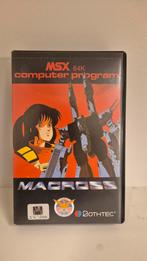 Macross (1987) Vintage MSX 64K computerprogramma, 1 speler, Ophalen of Verzenden, Zo goed als nieuw, Vanaf 18 jaar