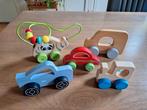 Houten Speelgoed - Set van 5, Ophalen of Verzenden, Zo goed als nieuw, Duw- of Trekspeelgoed