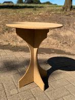 Houten Bijzettafel - Rond, Huis en Inrichting, Minder dan 55 cm, Gebruikt, Rond, Hout