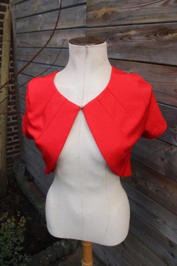 Bolero rood Evilia mt S/M Vaste prijs beschikbaar voor biedingen