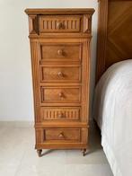Prachtig nachtkastje Louis XIV marmeren bovenblad te koop, Ophalen, Minder dan 45 cm, Zo goed als nieuw, 70 cm of meer