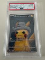 Pikachu with Grey Felt Hat PSA 10, Ophalen of Verzenden, Zo goed als nieuw, Losse kaart