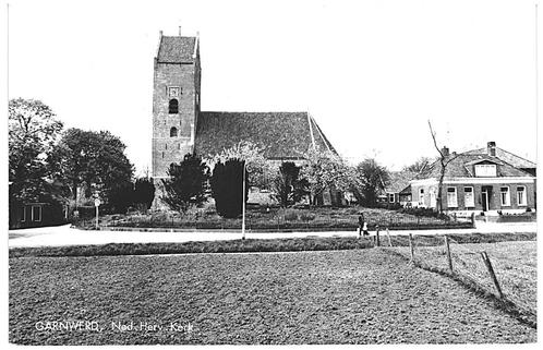 804561	Garnwerd	Groningen	Jr 60 70 Ned Herv Kerk	Nette oude, Verzamelen, Ansichtkaarten | Nederland, Ongelopen, Groningen, 1960 tot 1980