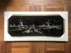 Schilderij Zaanse Schans (laserprint), Antiek en Kunst, Ophalen of Verzenden