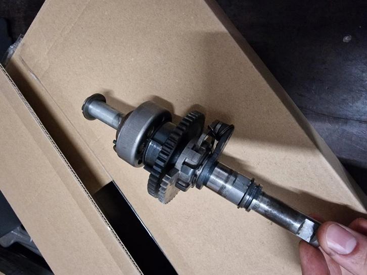 Kreidler Kickstart as 4 en 5 bak indirect, helemaal compleet, Fietsen en Brommers, Brommeronderdelen | Kreidler, Gebruikt, Blok