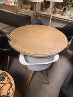 Houten blank eiken Eettafel - Rond 120cm, Huis en Inrichting, Tafels | Eettafels, Gebruikt, Ophalen of Verzenden, 100 tot 150 cm