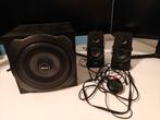 Trust 2.1 Speakerset met Subwoofer, Ophalen, Gebruikt, Audiokanaal 2.1, Trust